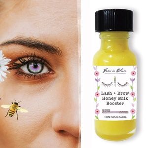 Organic Eye Lash & Brow Growth Booster Serum / Zero Waste Bottle